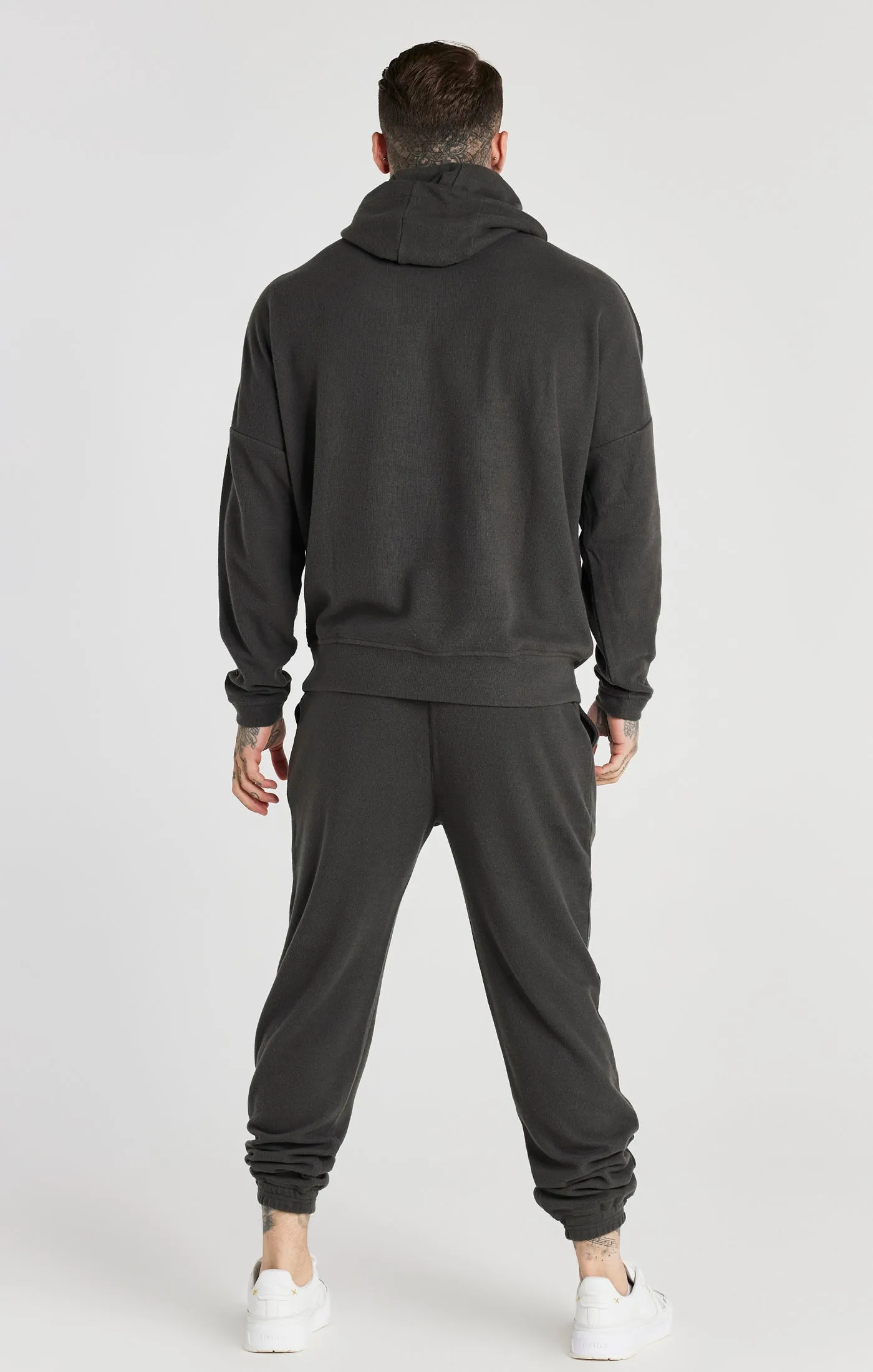 Grey Overhead Rib Hoodie sold by Siksilk product image thumbnail 5