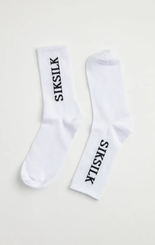 SikSilk Socks (Pack Of 5) - White sold by Siksilk