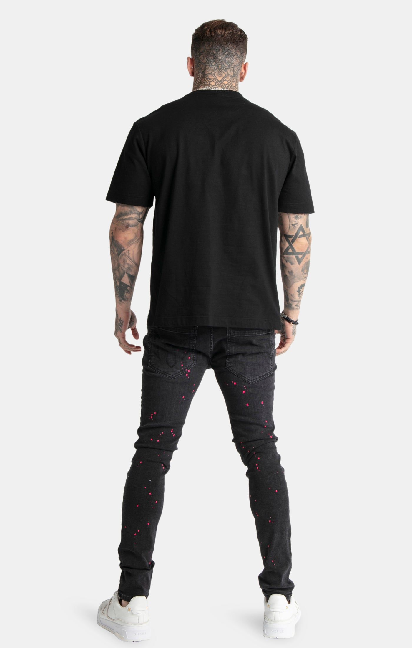 Messi x SikSilk Black Oversized T-Shirt sold by Siksilk product image thumbnail 5