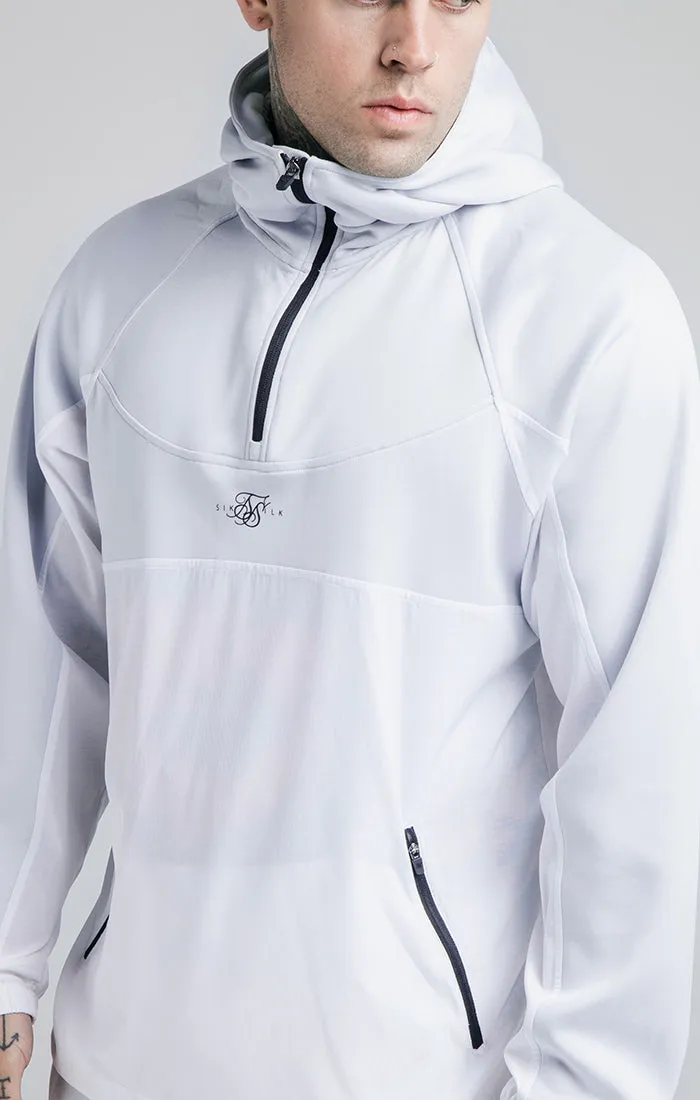 SikSilk Tranquil Quarter Zip Vent Hoodie - Light Blue & White sold by Siksilk product image thumbnail 3