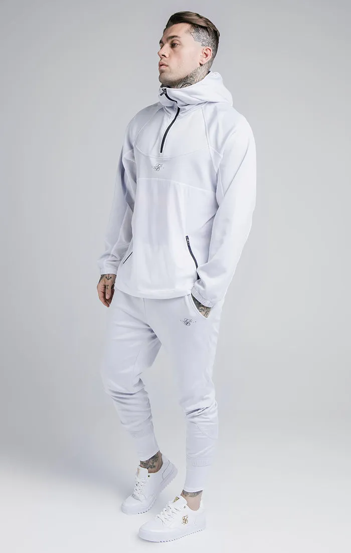 SikSilk Tranquil Quarter Zip Vent Hoodie - Light Blue & White sold by Siksilk product image thumbnail 4