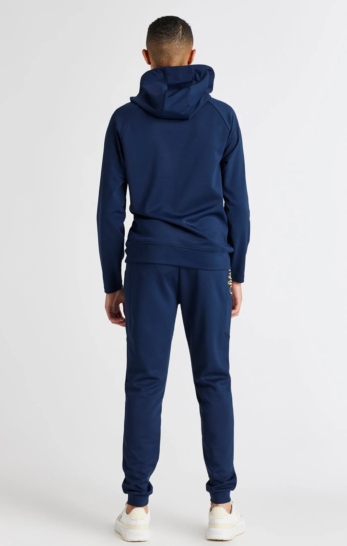 Boys Navy Retro Hoodie sold by Siksilk product image thumbnail 5