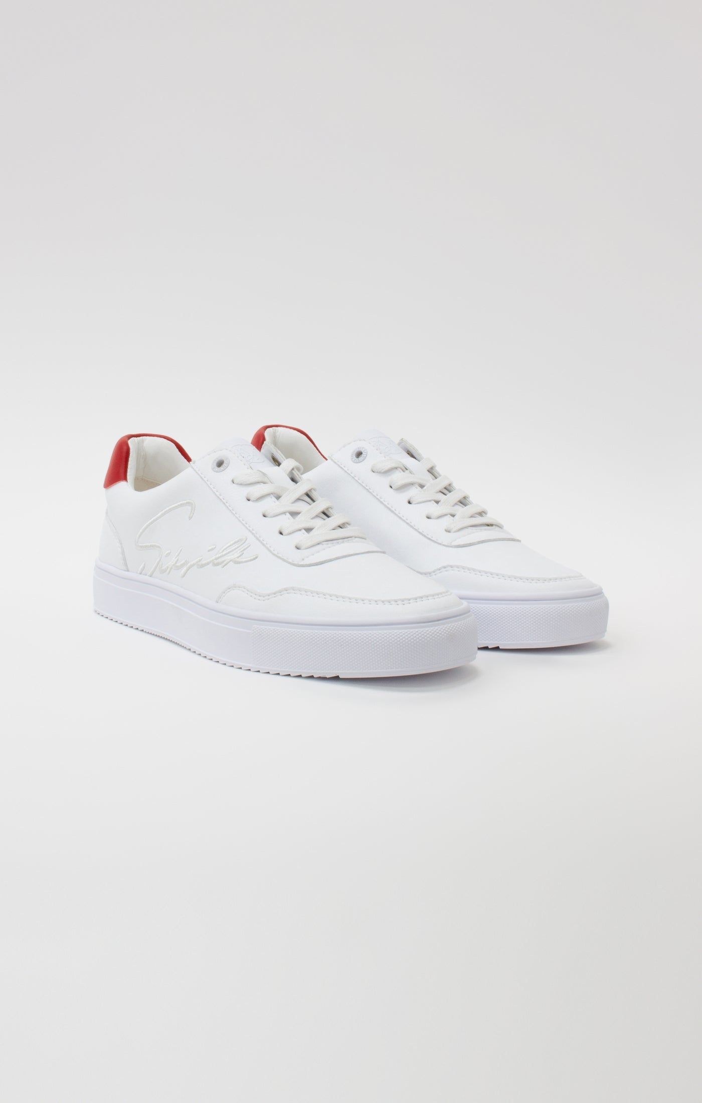 White Low-Top Trainer sold by Siksilk product image thumbnail 4