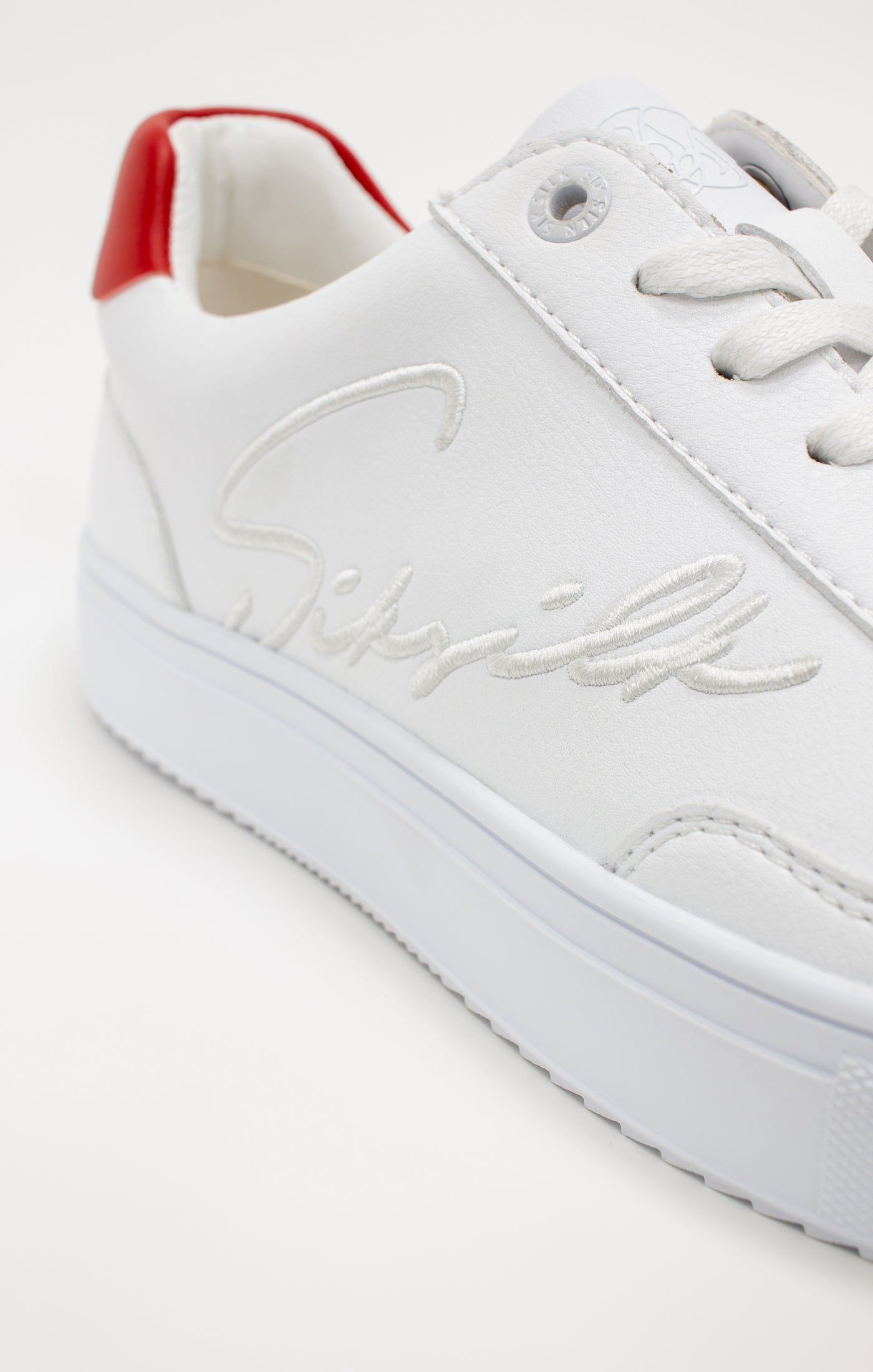 White Low-Top Trainer sold by Siksilk product image thumbnail 5
