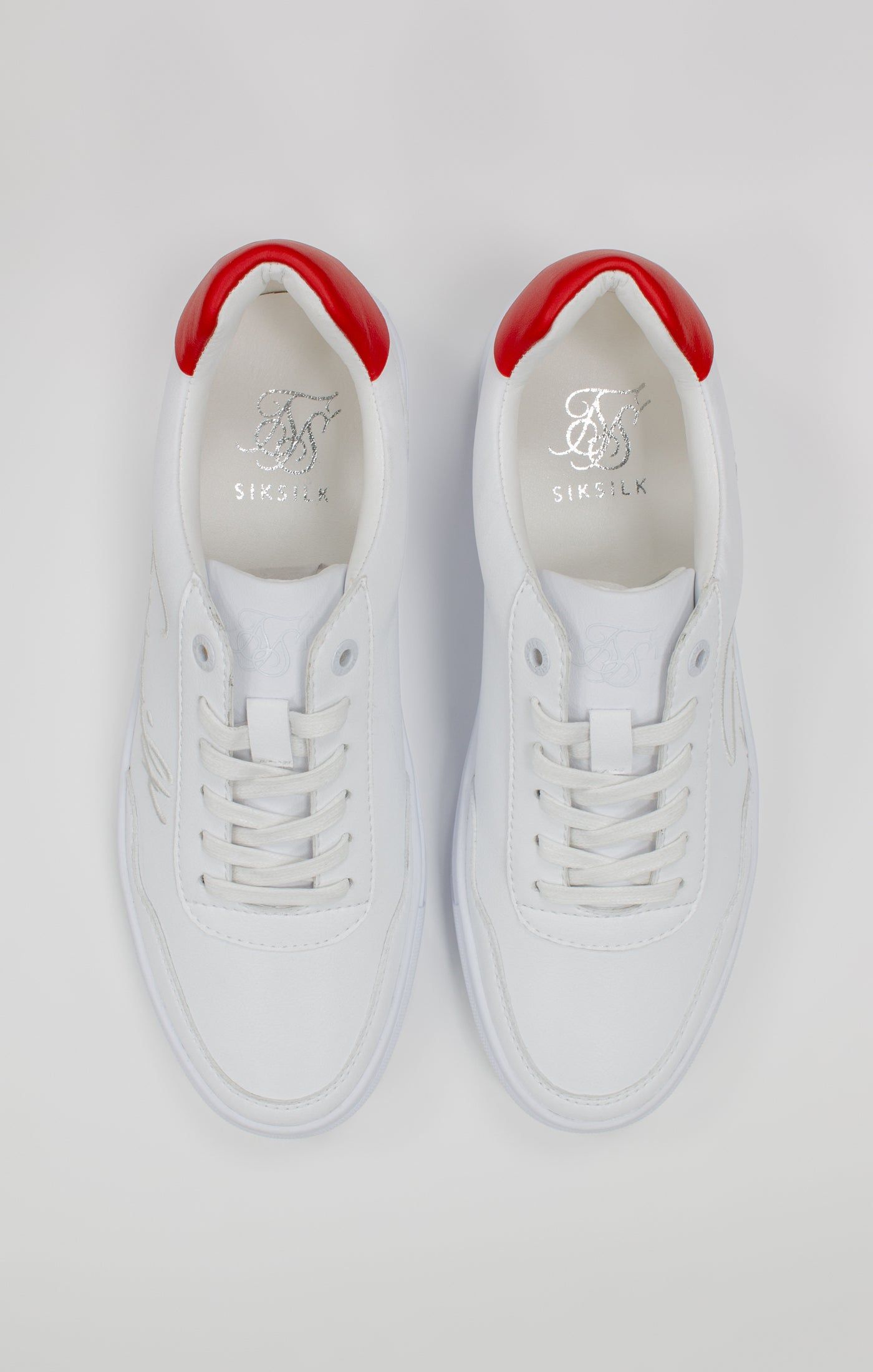White Low-Top Trainer sold by Siksilk product image thumbnail 6