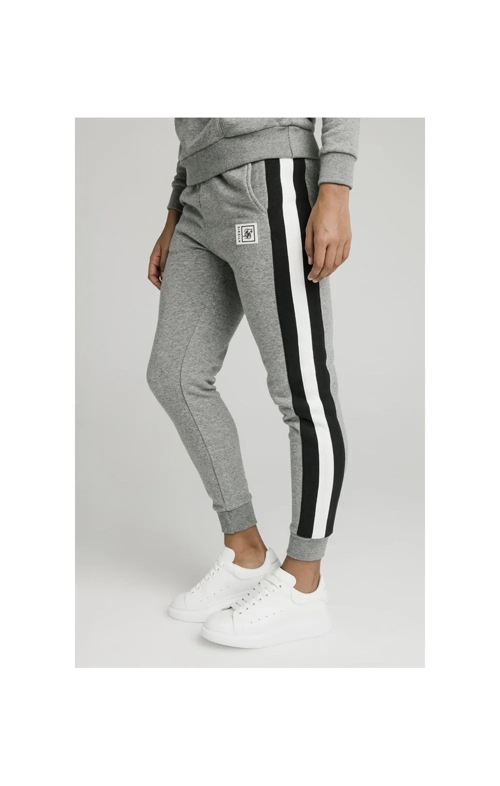 SikSilk Luxe Track Pants - Grey Marl sold by Siksilk product image thumbnail 4