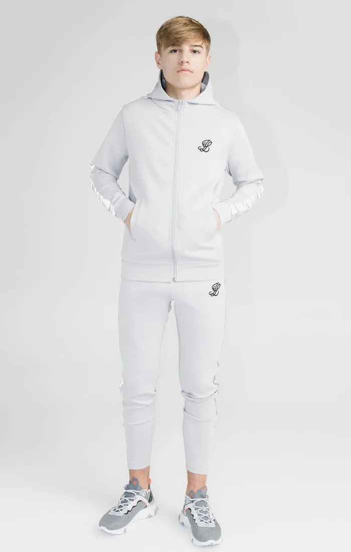 Illusive London Zip Through Reflect Hoodie - Grey sold by Siksilk product image thumbnail 3