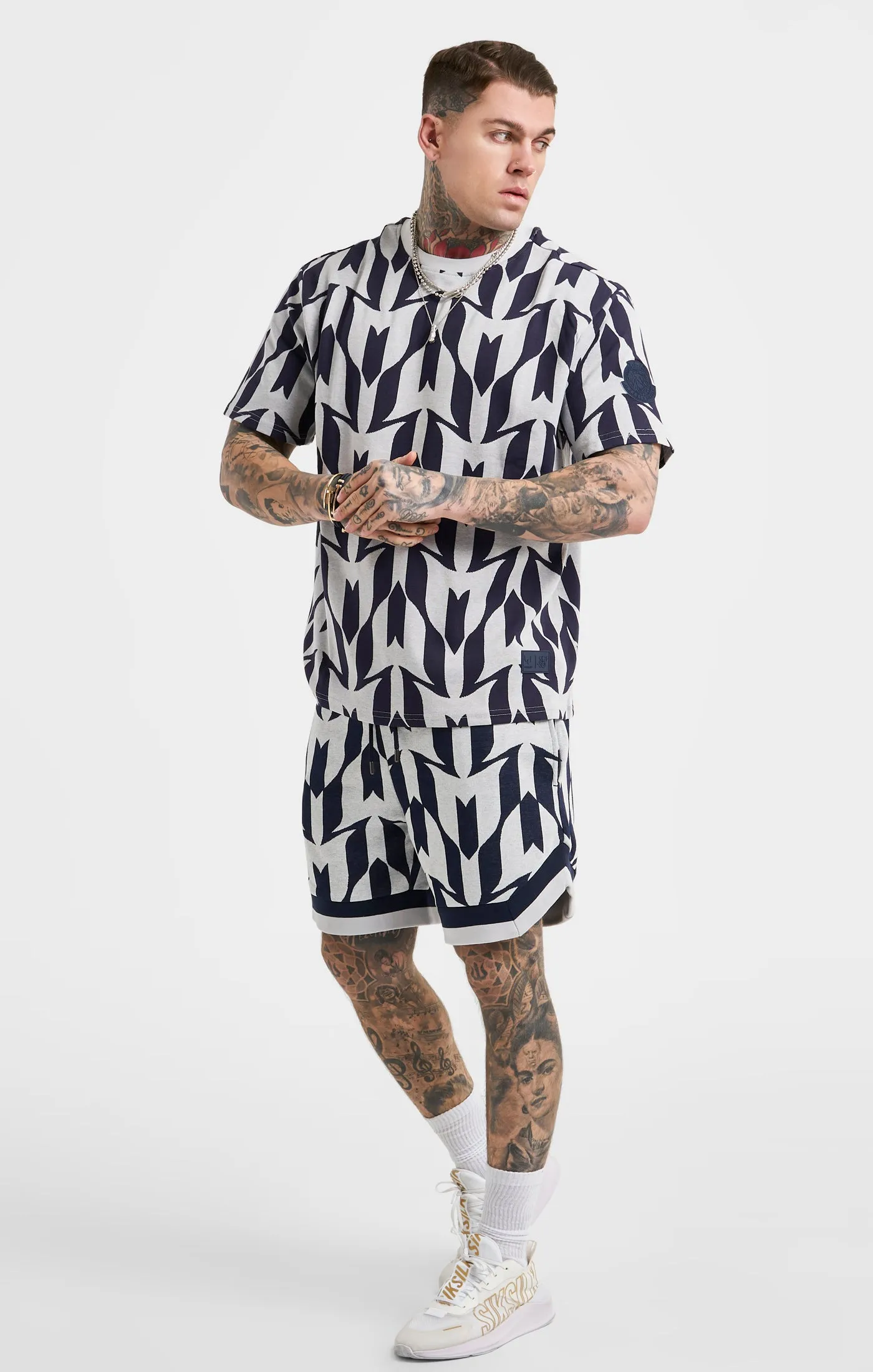Messi x SikSilk Navy T-Shirt sold by Siksilk product image thumbnail 4