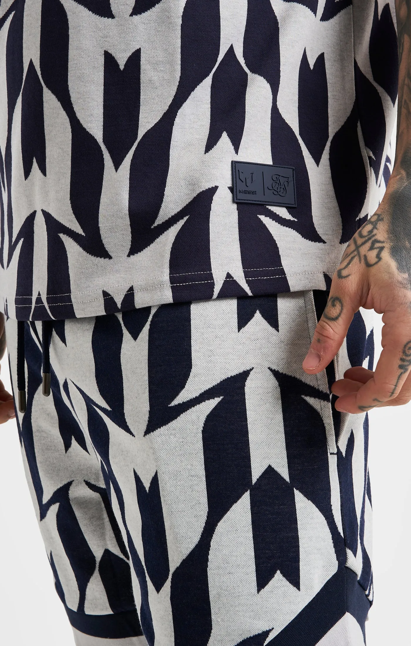 Messi x SikSilk Navy T-Shirt sold by Siksilk product image thumbnail 2