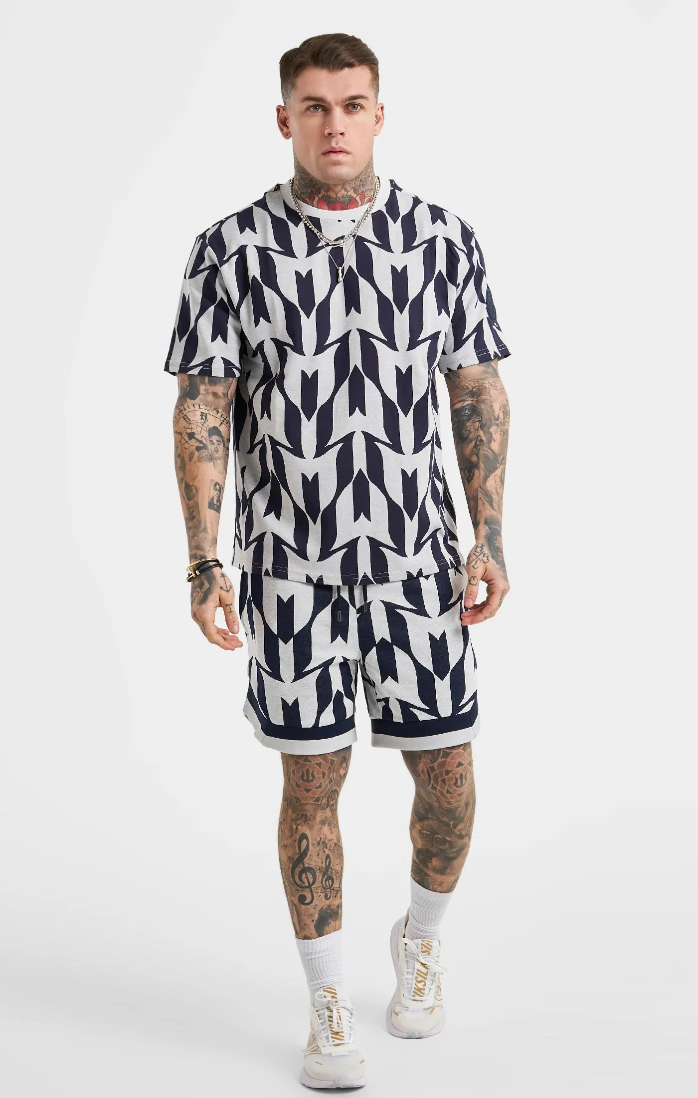 Messi x SikSilk Navy T-Shirt sold by Siksilk product image thumbnail 3