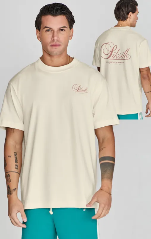 Ecru Graphic T-Shirt sold by Siksilk