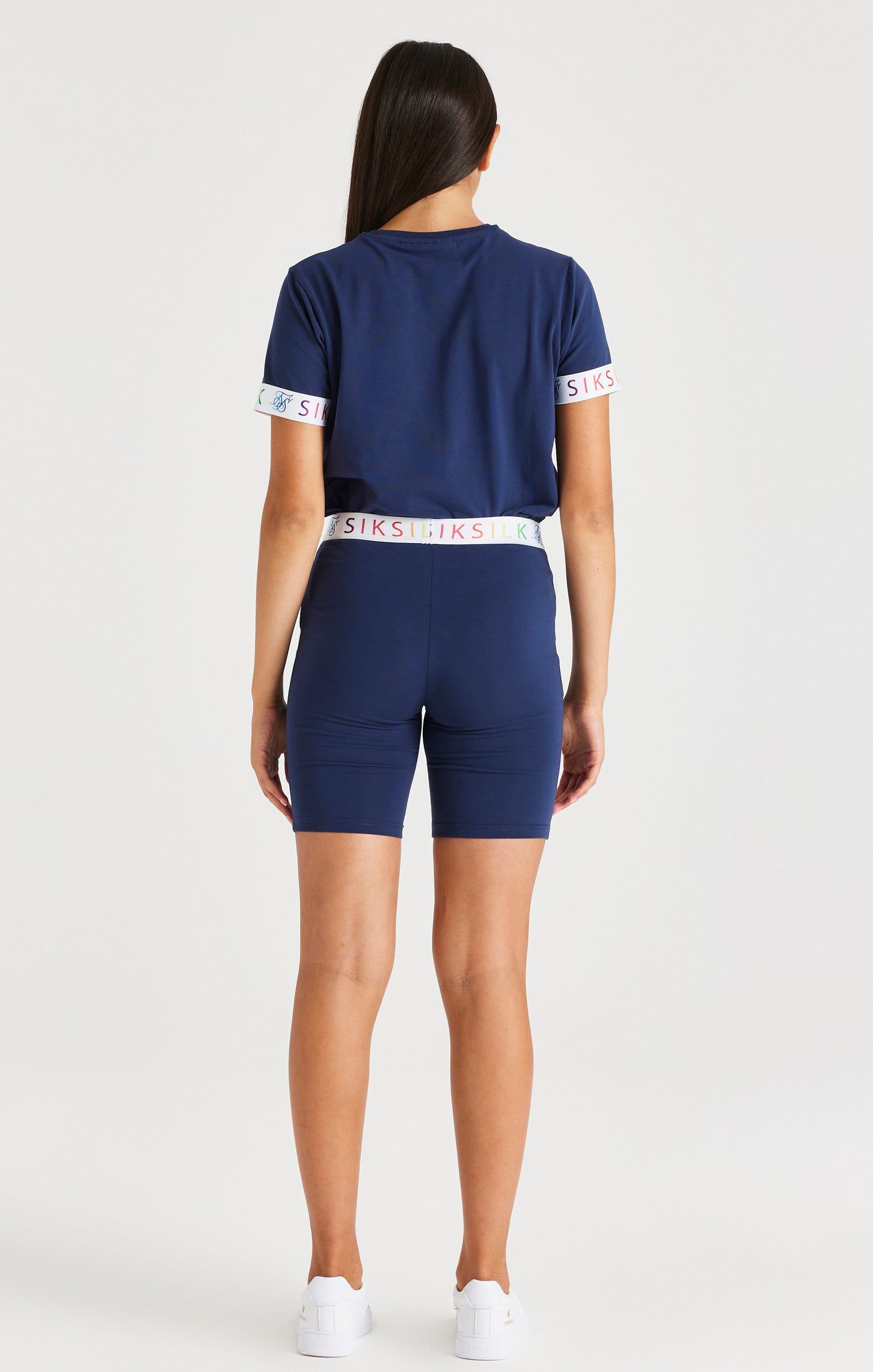 SikSilk Rainbow Boyfriend Tee - Navy sold by Siksilk product image thumbnail 5