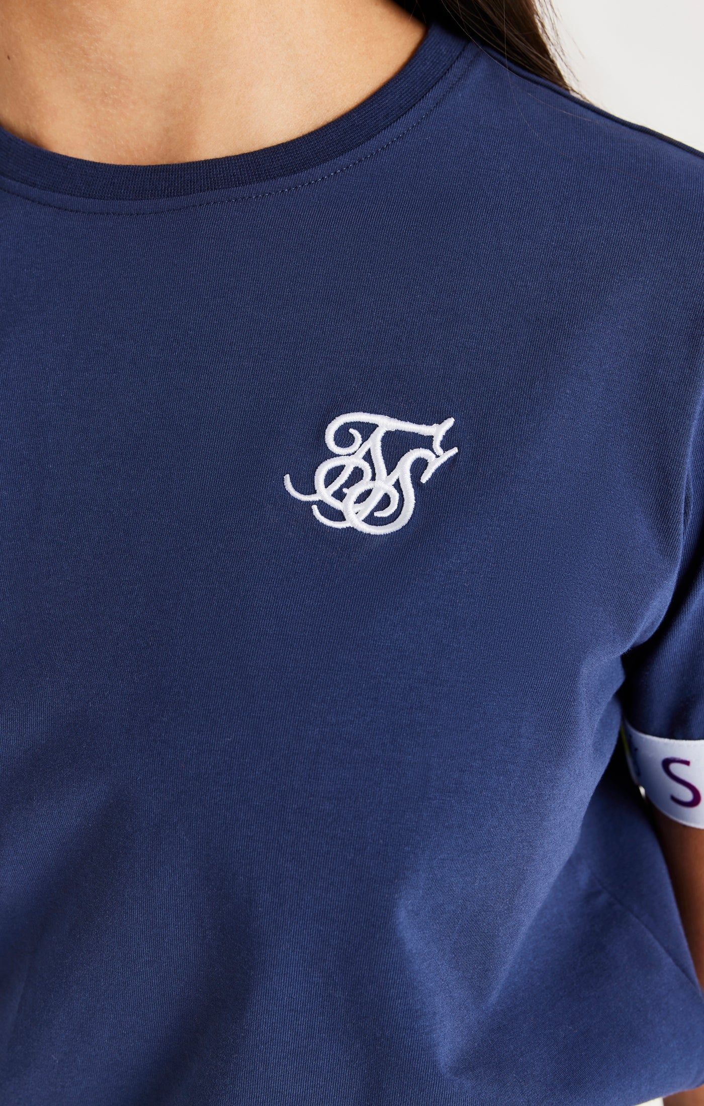 SikSilk Rainbow Boyfriend Tee - Navy sold by Siksilk product image thumbnail 2