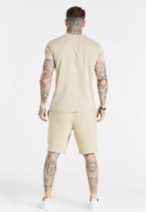 Beige Essential Jersey Short sold by Siksilk