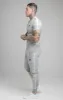 Grey Tape Fitted Jogger sold by Siksilk
