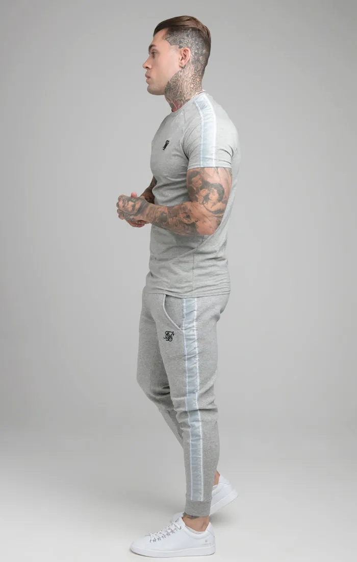 Grey Tape Fitted Jogger sold by Siksilk product image thumbnail 5