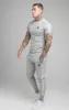 Grey Tape Fitted Jogger sold by Siksilk