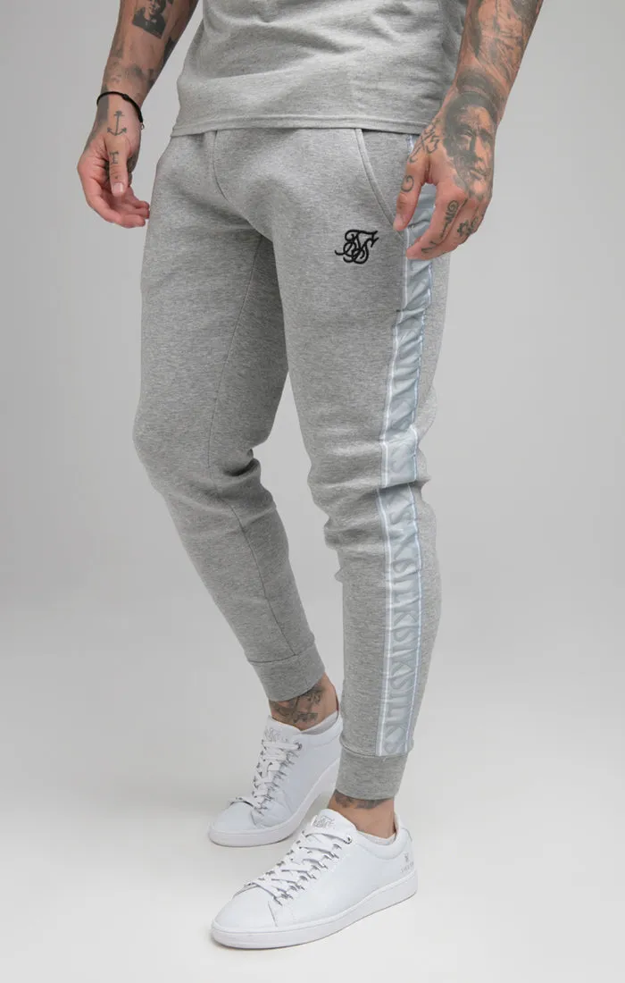 Grey Tape Fitted Jogger sold by Siksilk