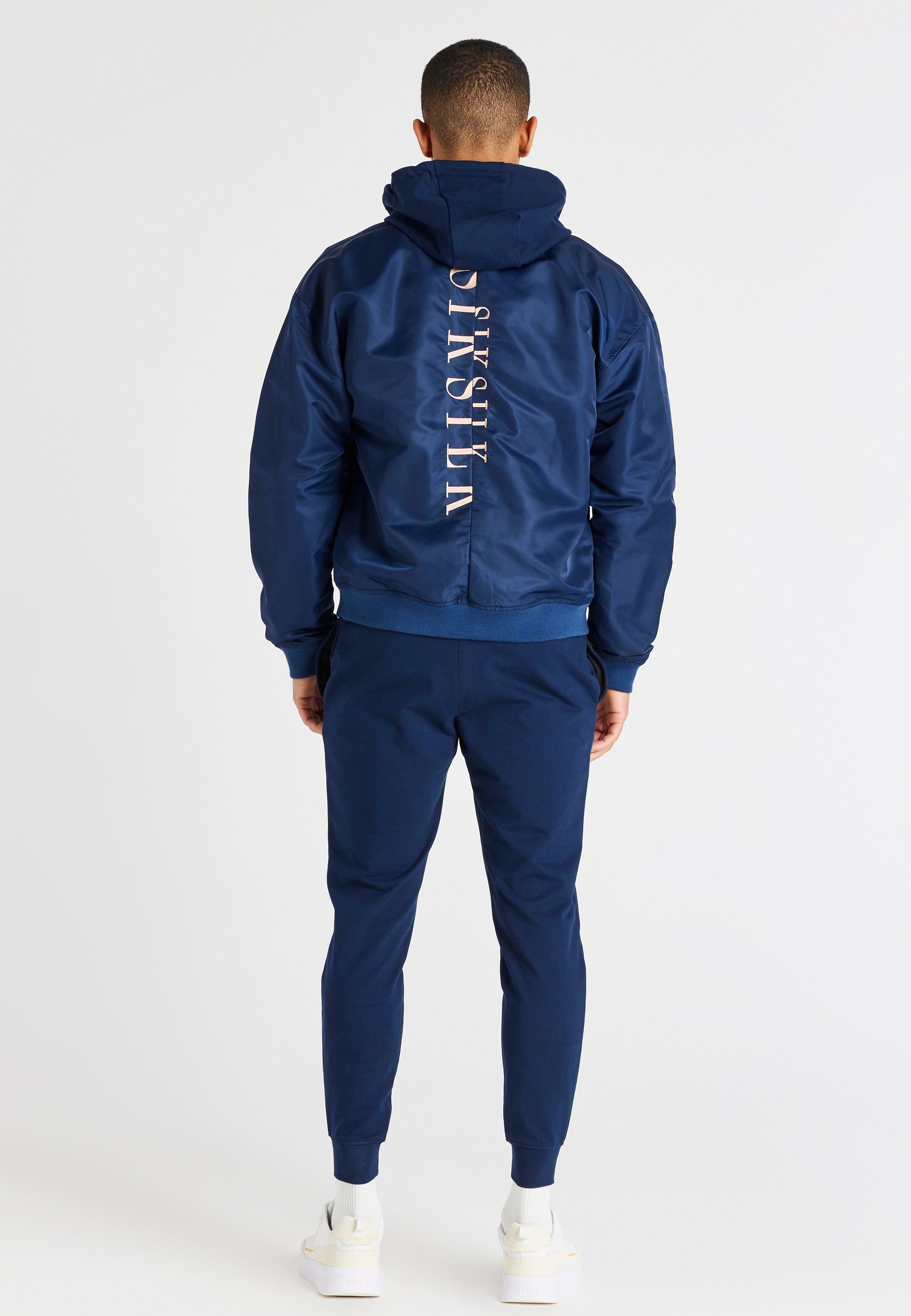 Navy Bomber Jacket sold by Siksilk product image thumbnail 5