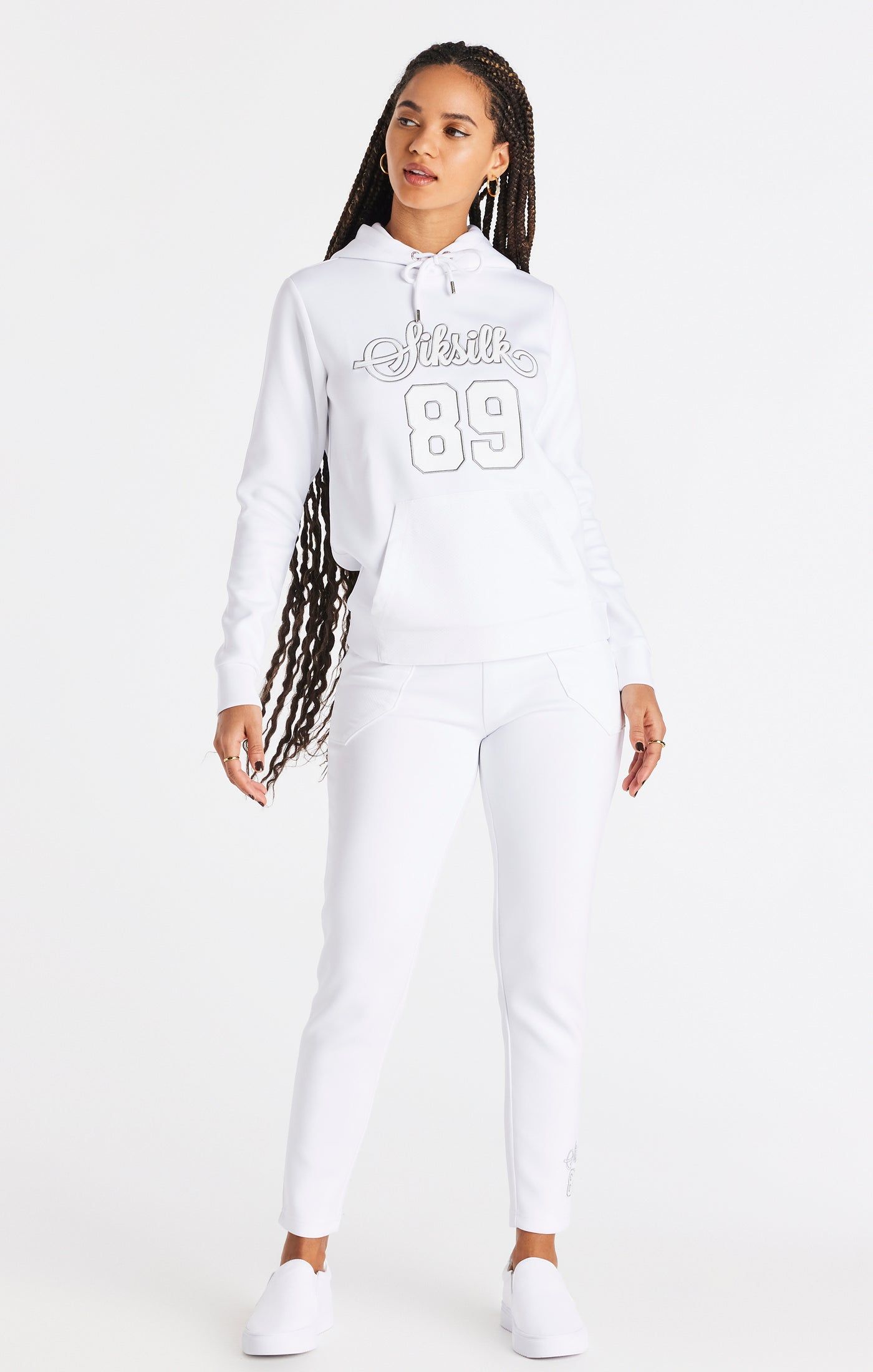 SikSilk Basketball Hoodie - White sold by Siksilk product image thumbnail 3