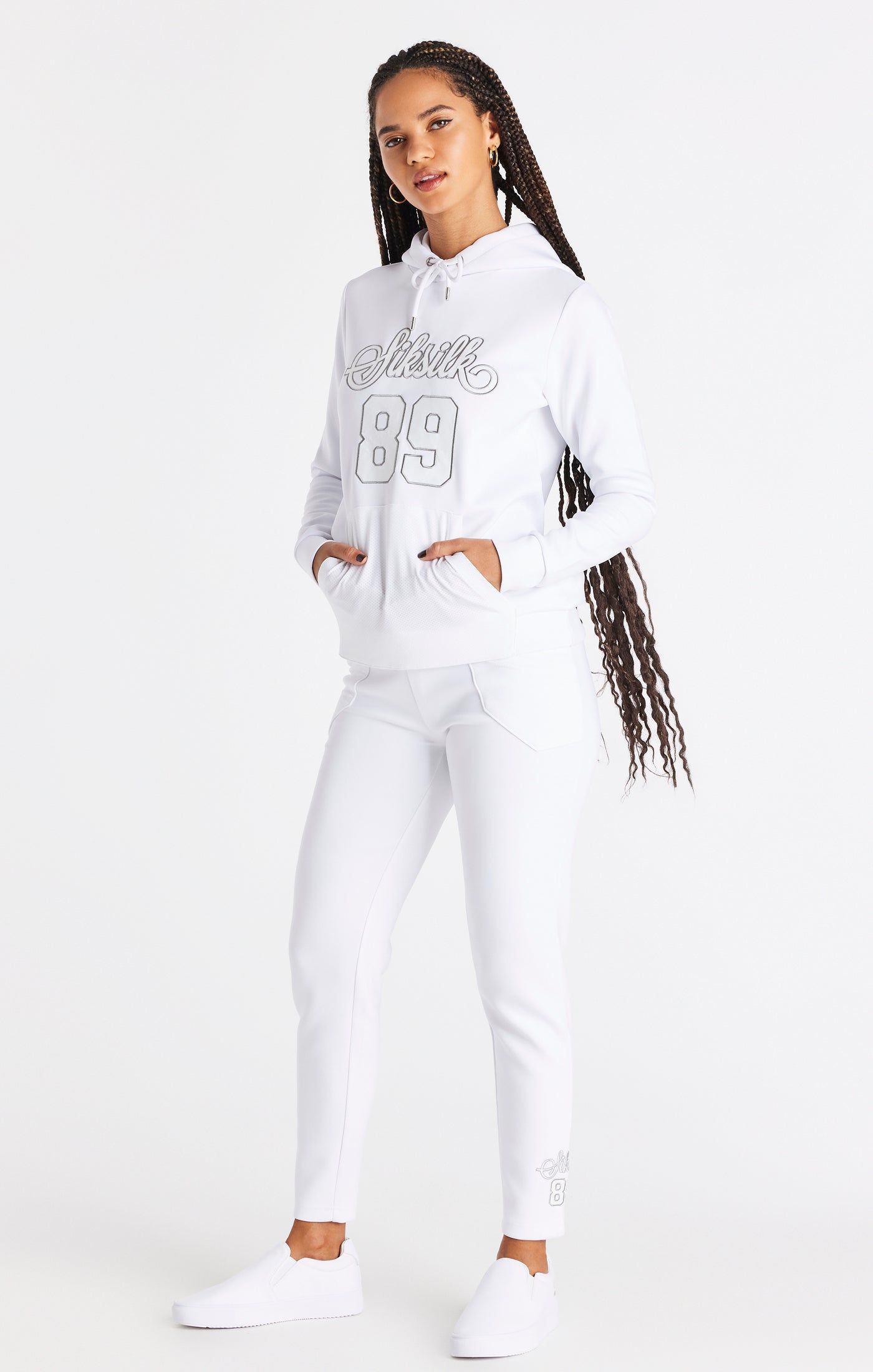 SikSilk Basketball Hoodie - White sold by Siksilk product image thumbnail 4