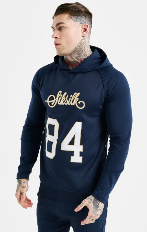 Navy Numerical Hoodie sold by Siksilk