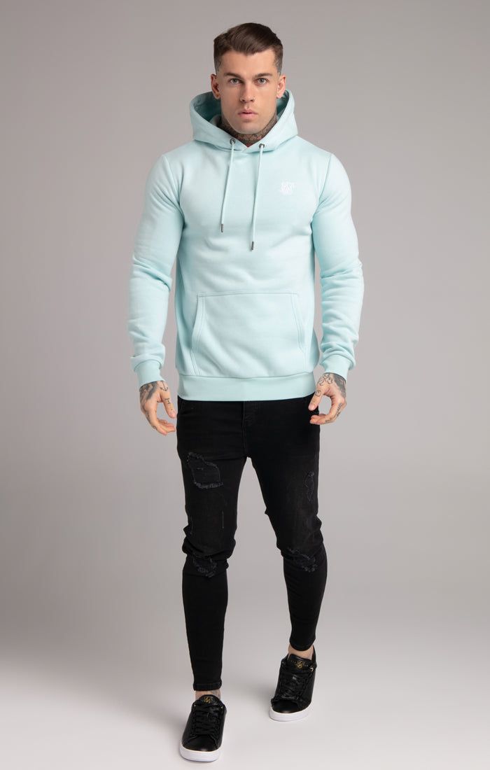 SikSilk Basic Overhead Hoodie - Light Blue sold by Siksilk product image thumbnail 4