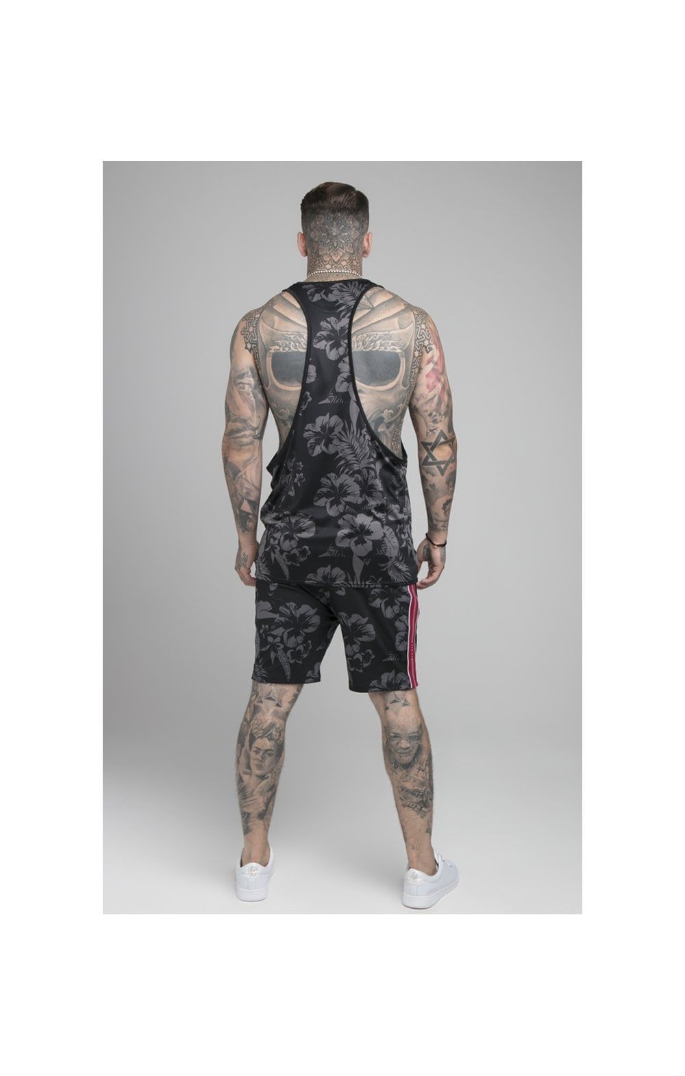 Black Retro Racer Vest sold by Siksilk product image thumbnail 5