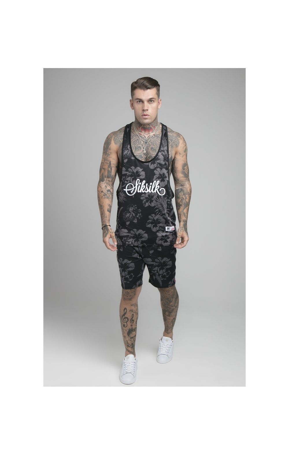 Black Retro Racer Vest sold by Siksilk product image thumbnail 4