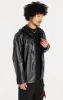 SikSilk Packaway Nylon Zip Through Jacket - Black sold by Siksilk