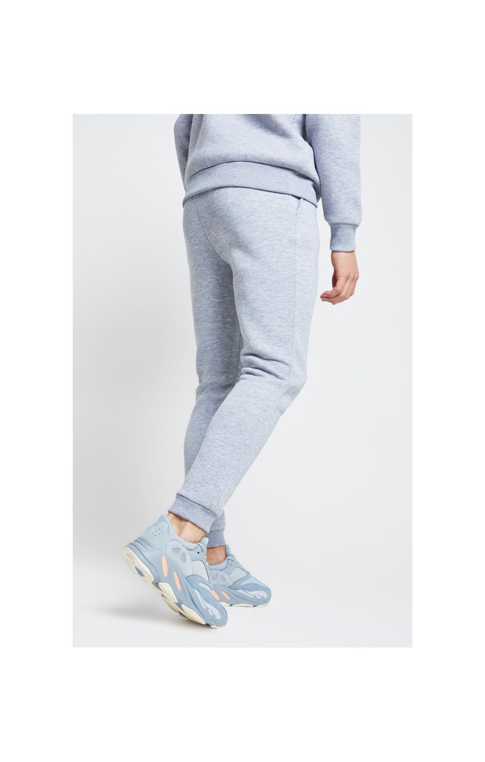 Boys Illusive Grey Marl Essentials Jogger sold by Siksilk product image thumbnail 3