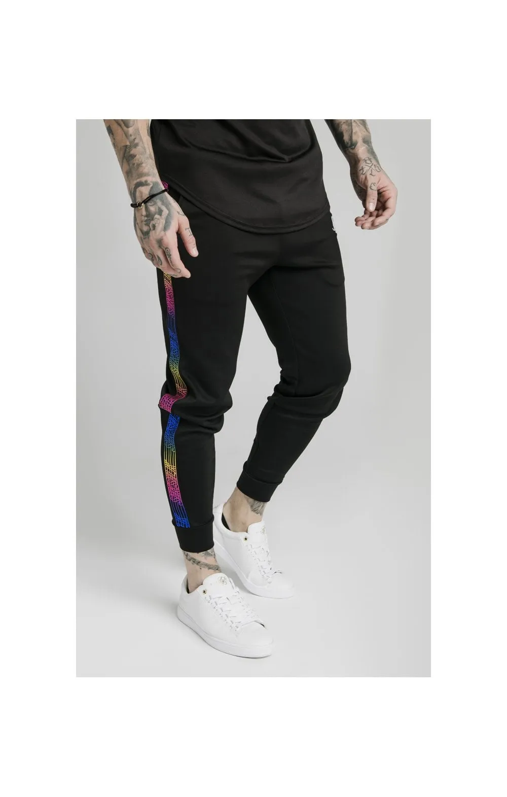 SikSilk Fitted Fade Runner Pants - Black sold by Siksilk product image thumbnail 4