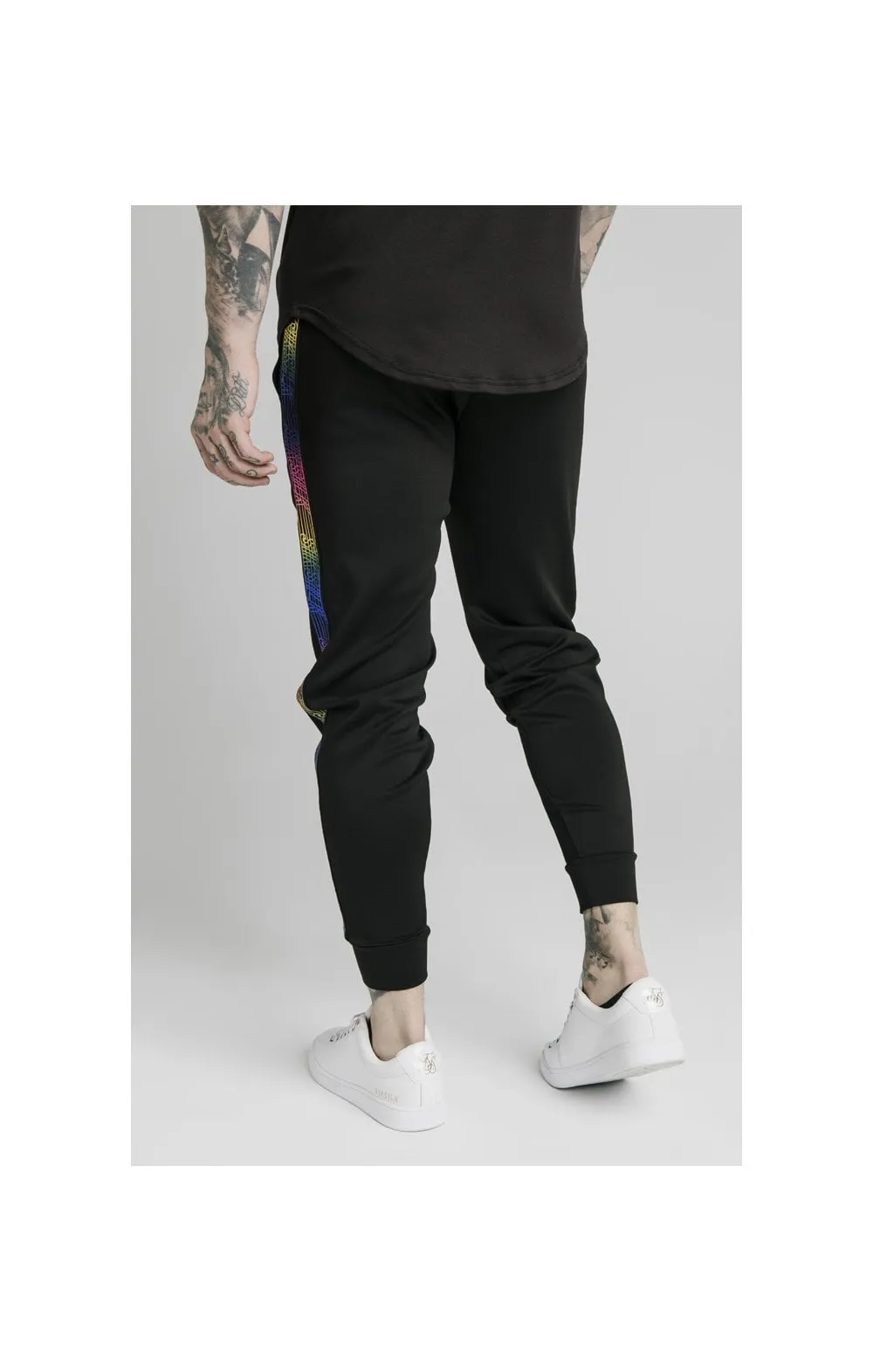SikSilk Fitted Fade Runner Pants - Black sold by Siksilk product image thumbnail 5