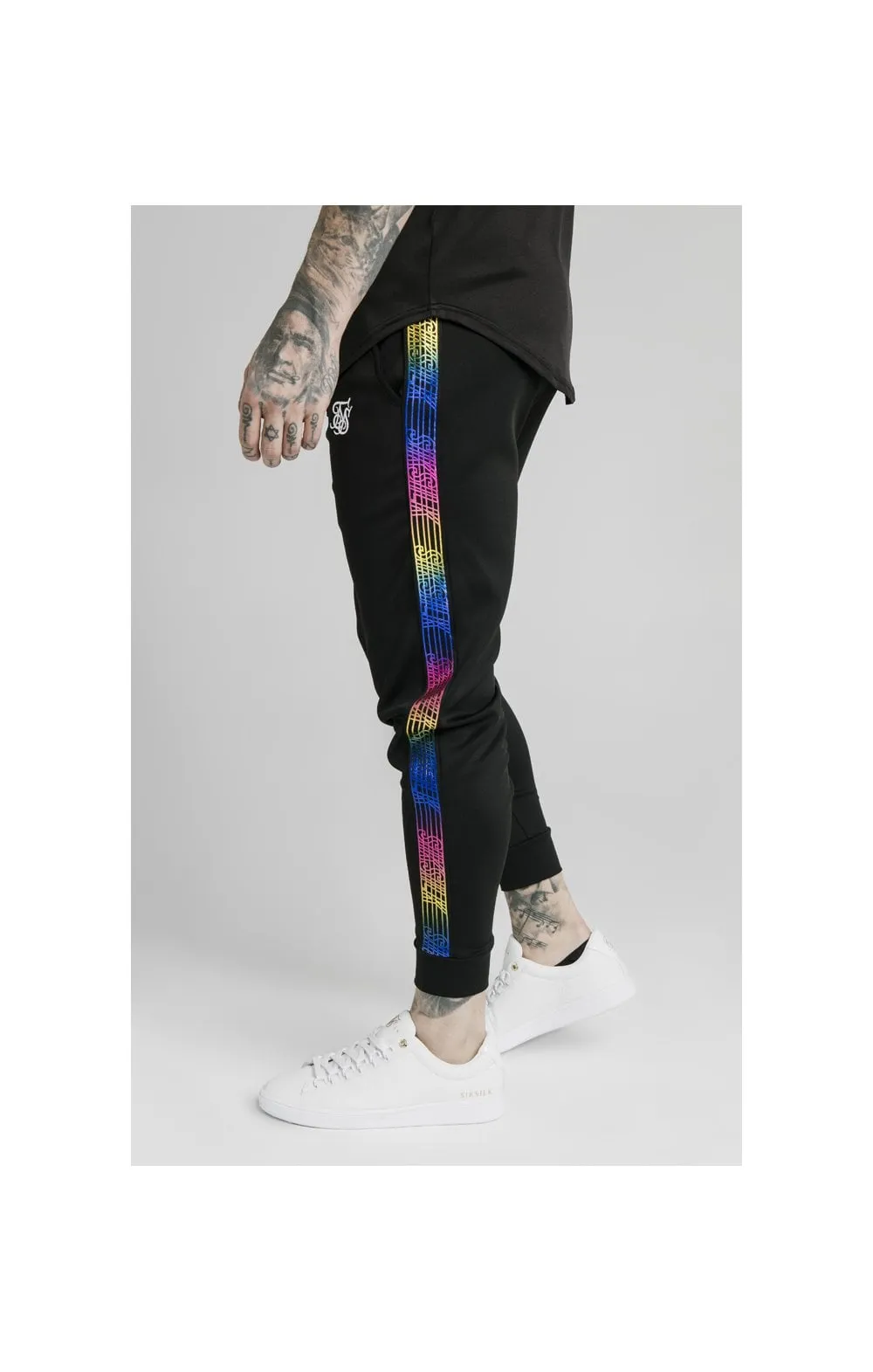 SikSilk Fitted Fade Runner Pants - Black sold by Siksilk product image thumbnail 2