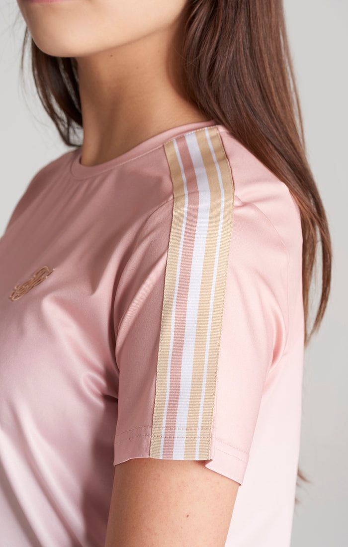 Girls Pink Fade T-Shirt Dress sold by Siksilk product image thumbnail 4