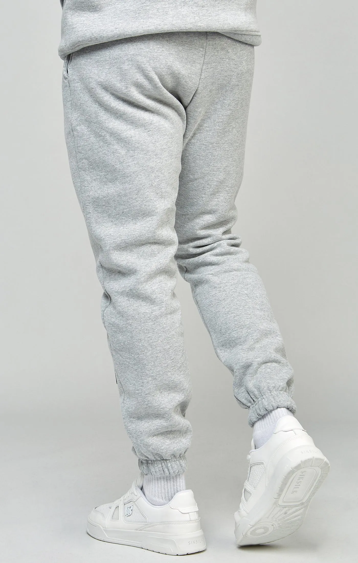 Grey Script Embroidery Jogger sold by Siksilk product image thumbnail 2