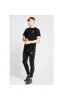 Illusive London Tape Joggers - Black sold by Siksilk
