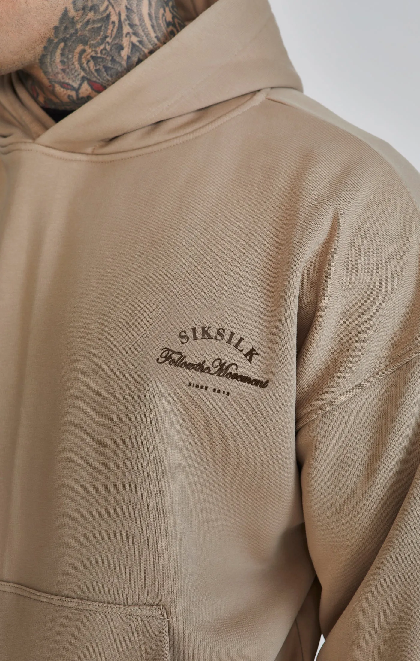 Beige Graphic Hoodie sold by Siksilk product image thumbnail 3