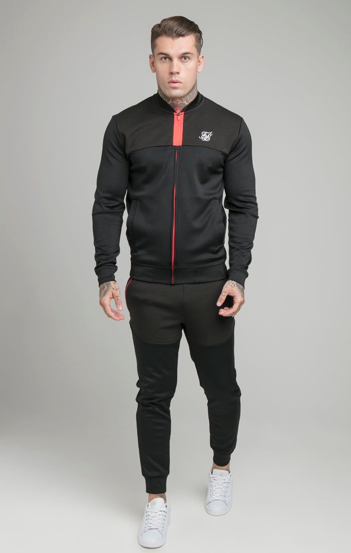 Black Track Bomber Jacket sold by Siksilk product image thumbnail 3