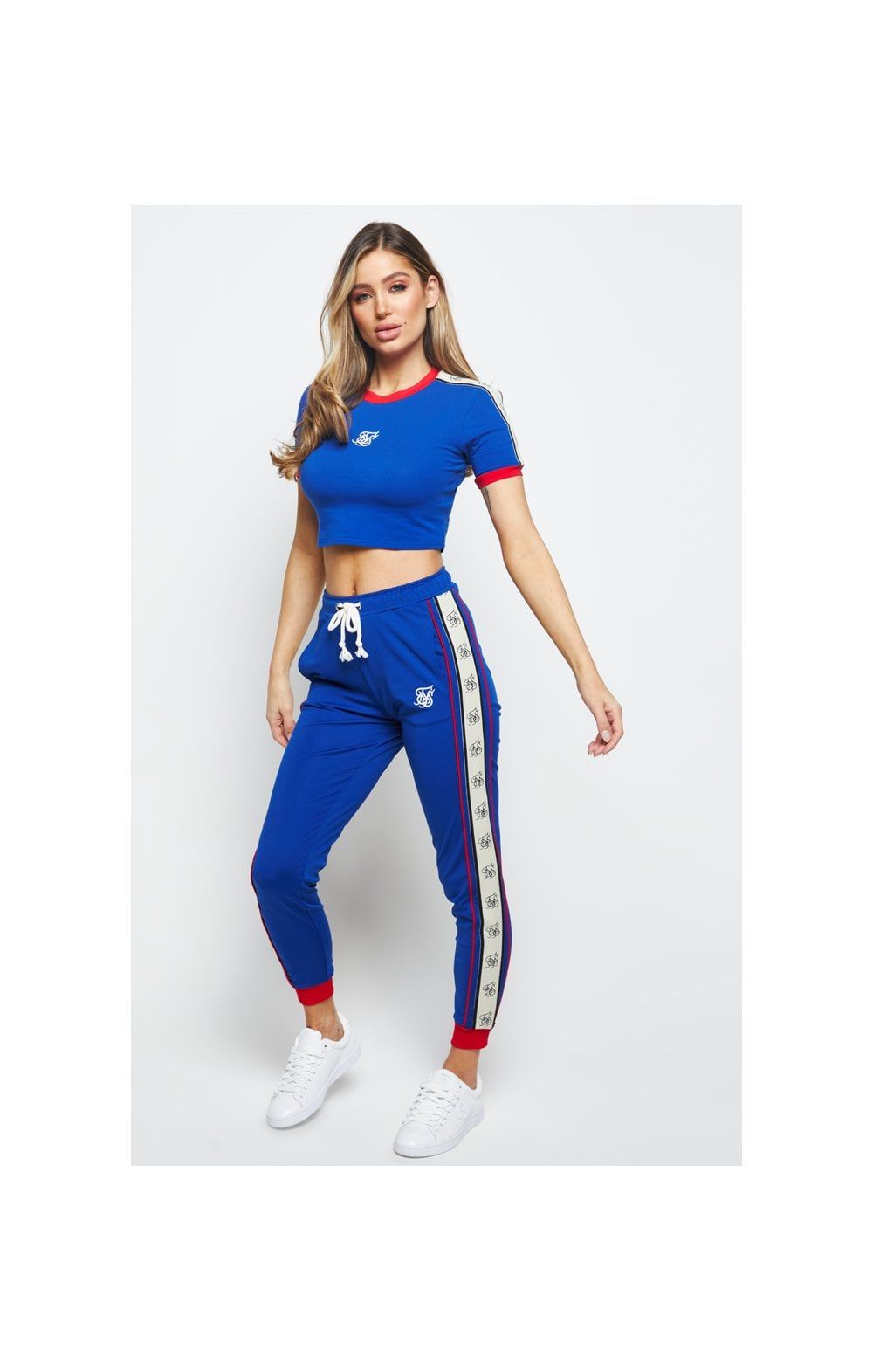 SikSilk Premium Tape Track Pants – Blue sold by Siksilk product image thumbnail 5