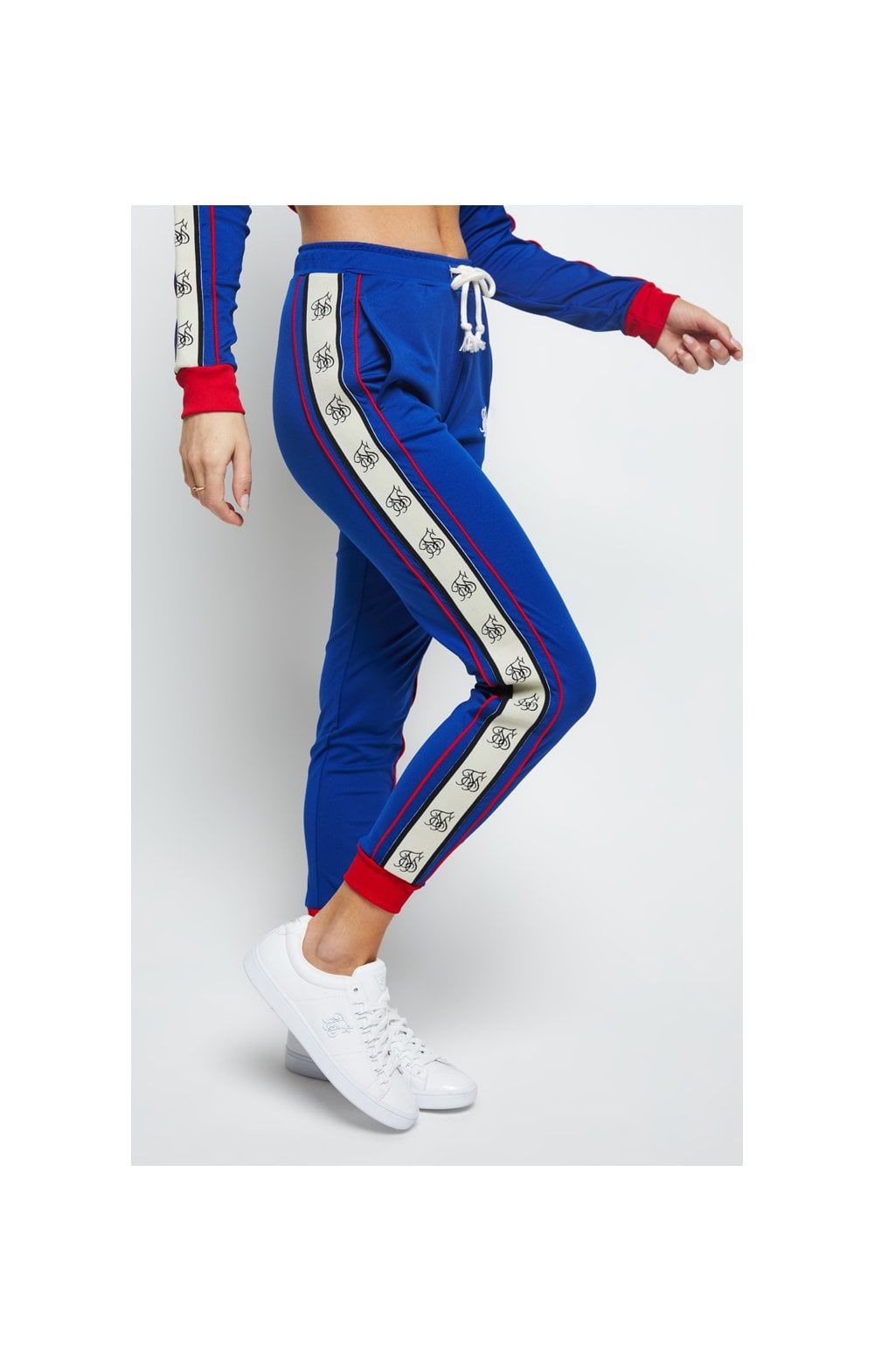 SikSilk Premium Tape Track Pants – Blue sold by Siksilk product image thumbnail 3
