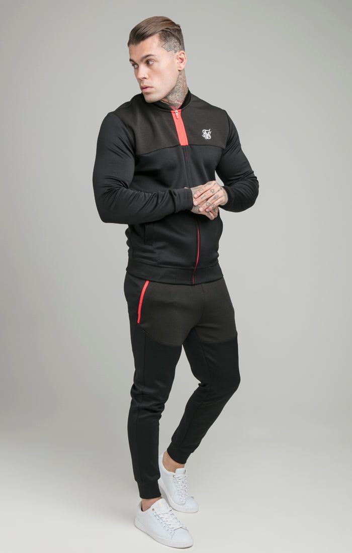 Black Track Bomber Jacket sold by Siksilk product image thumbnail 5