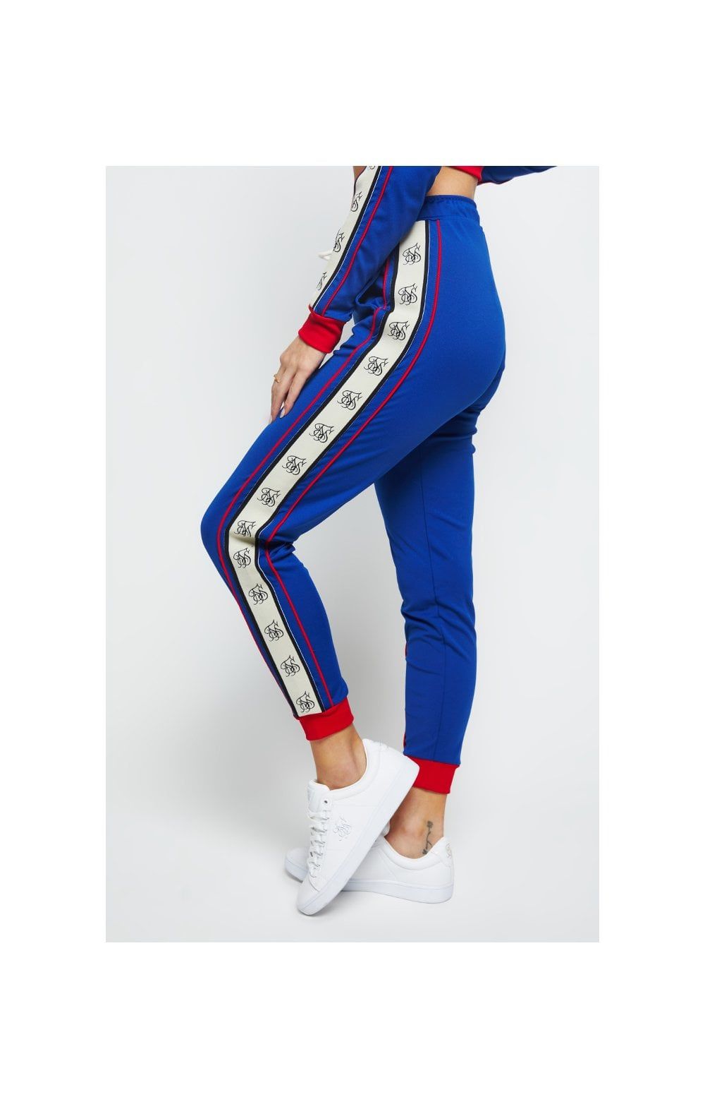 SikSilk Premium Tape Track Pants – Blue sold by Siksilk product image thumbnail 4