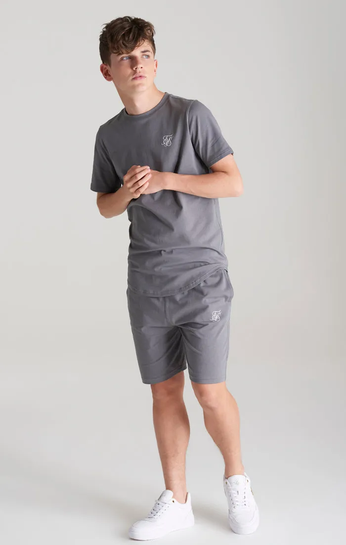 Boys Grey T-Shirt And Short Twin Set sold by Siksilk