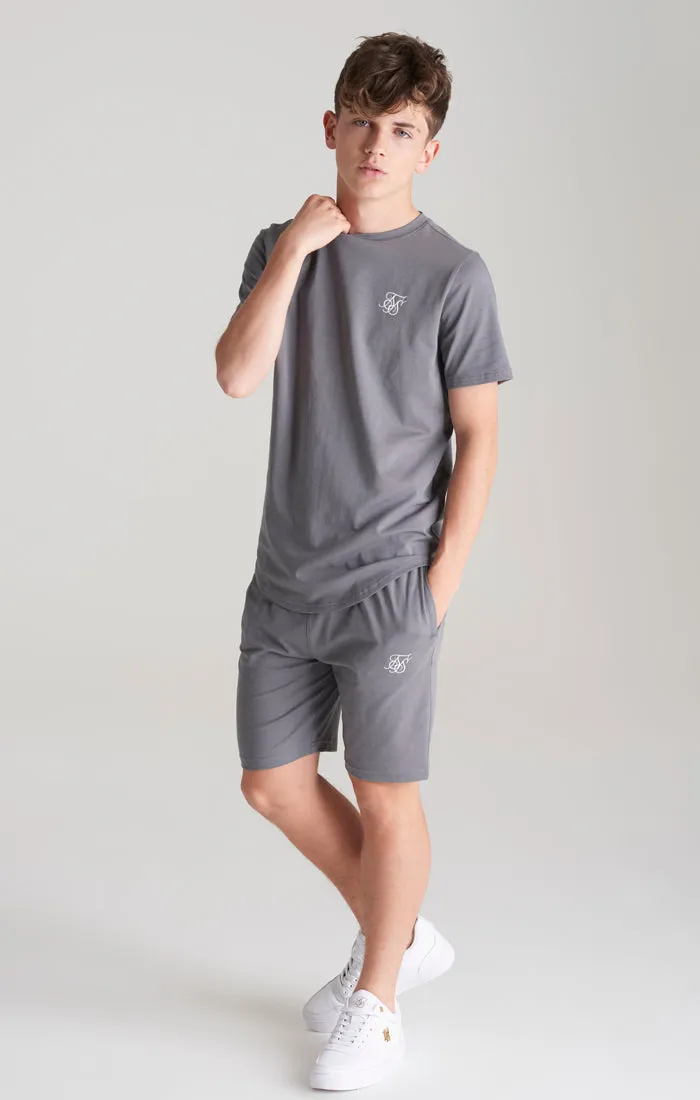 Boys Grey T-Shirt And Short Twin Set sold by Siksilk product image thumbnail 2