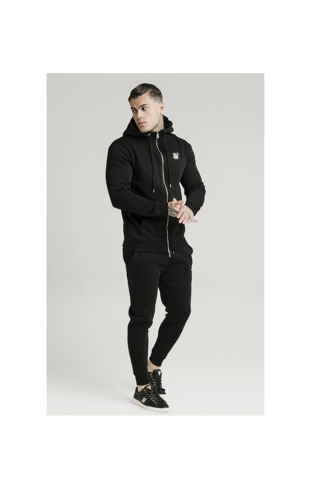 Black Muscle Fit Jogger sold by Siksilk product image thumbnail 6