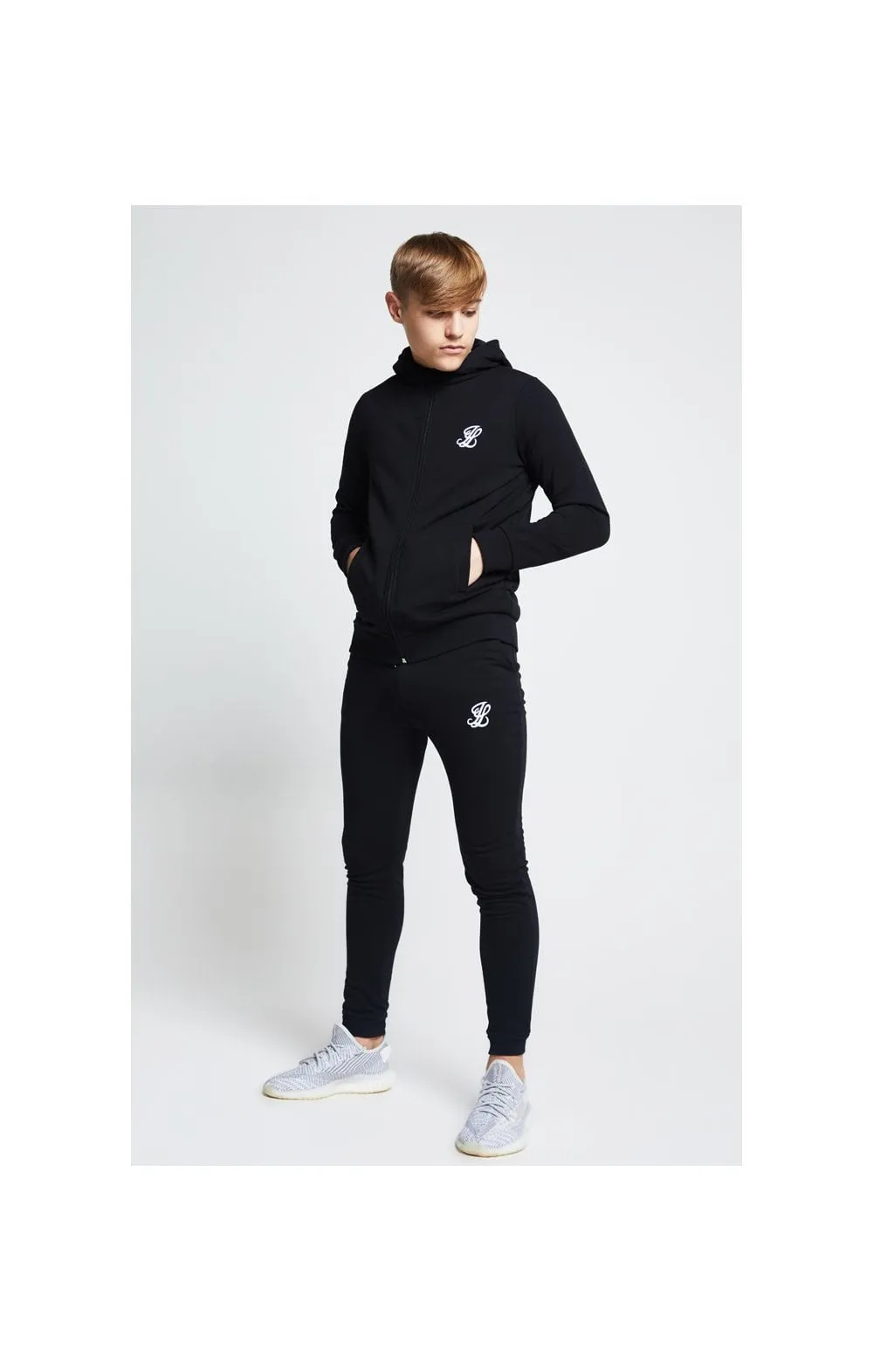 Boys Illusive Black Zip Thru Hoodie sold by Siksilk product image thumbnail 5