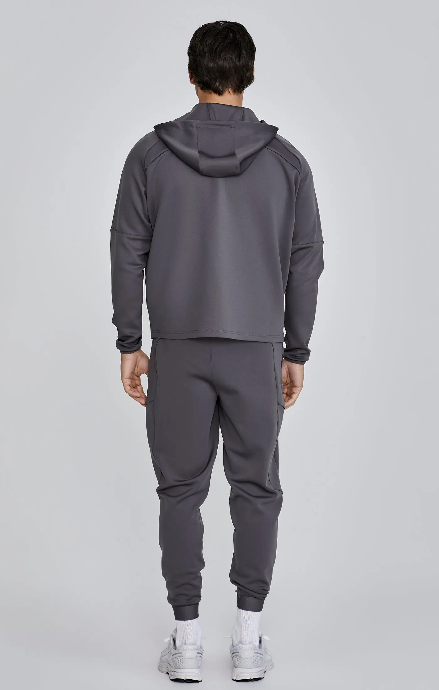 Grey Full Zip Hoodie sold by Siksilk product image thumbnail 5