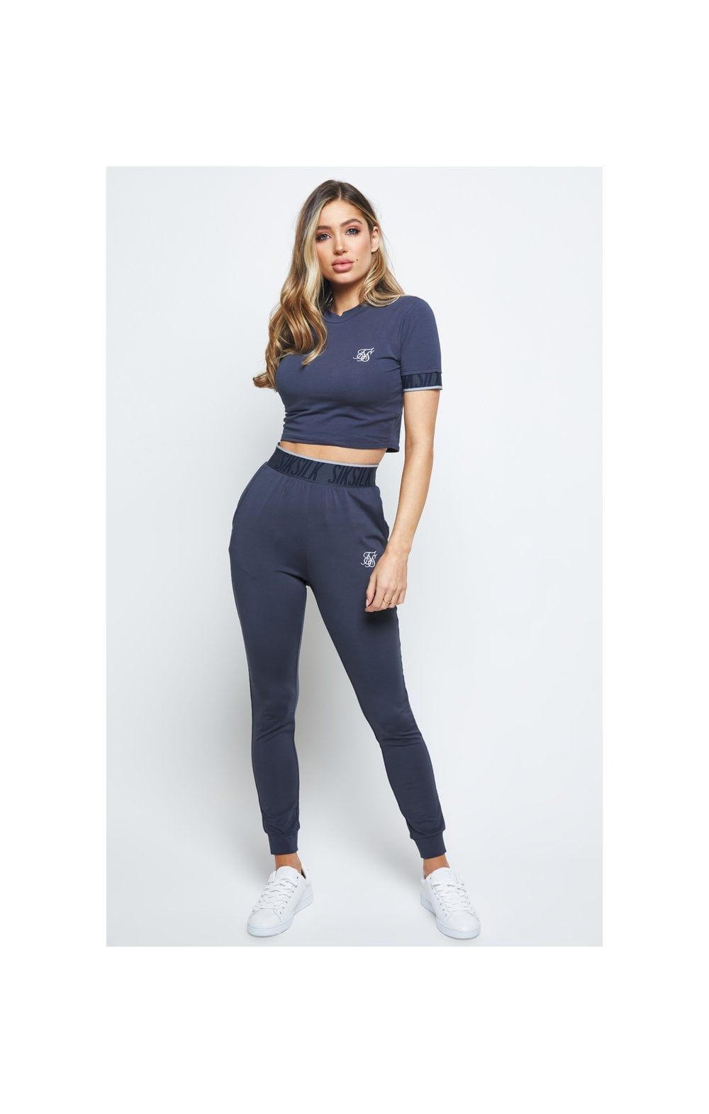 SikSilk Gravity Crop Tee - Navy sold by Siksilk product image thumbnail 3