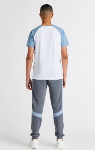 Boys White Raglan Printed T-Shirt sold by Siksilk